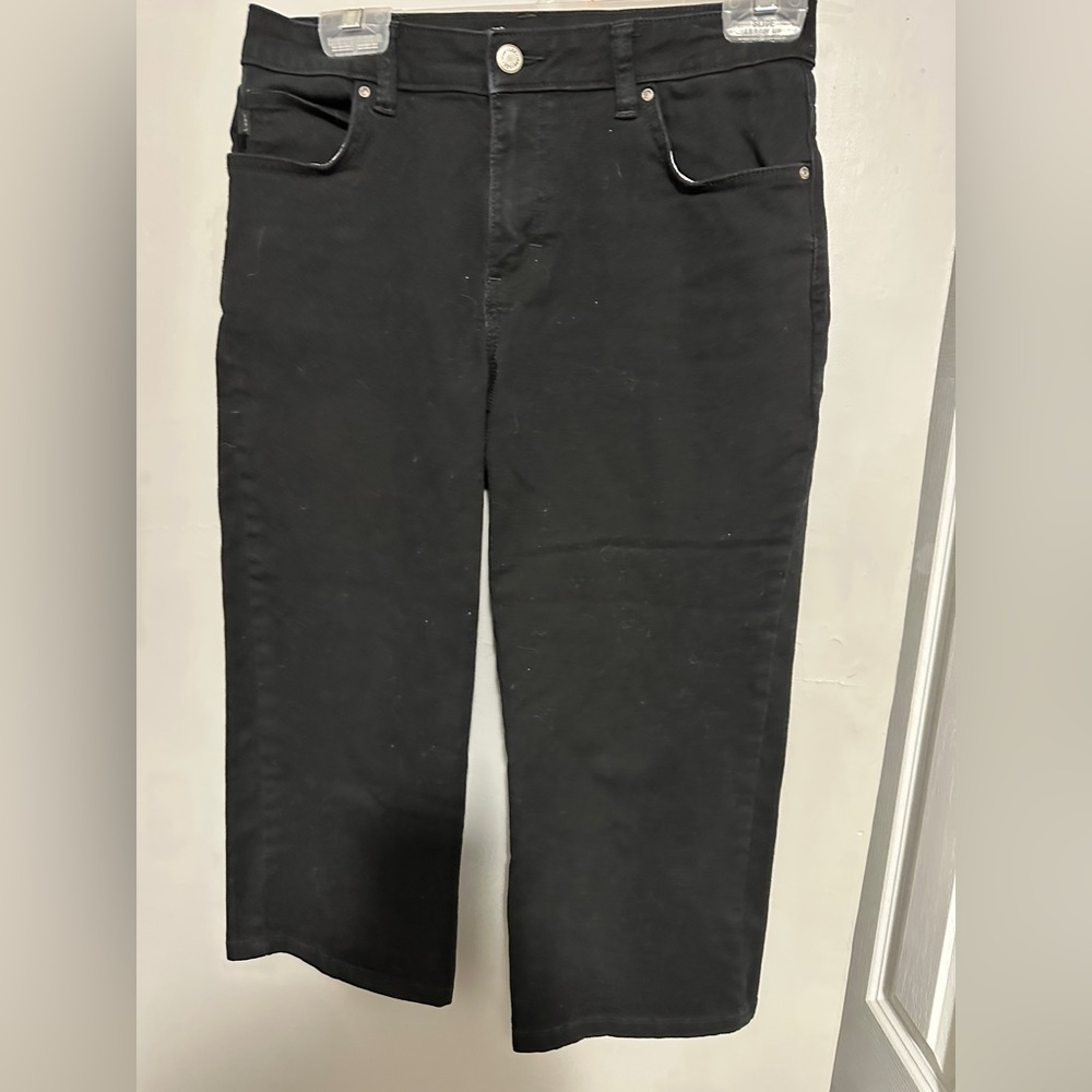Lee Capri Pants Black Size 4 Mid Rise